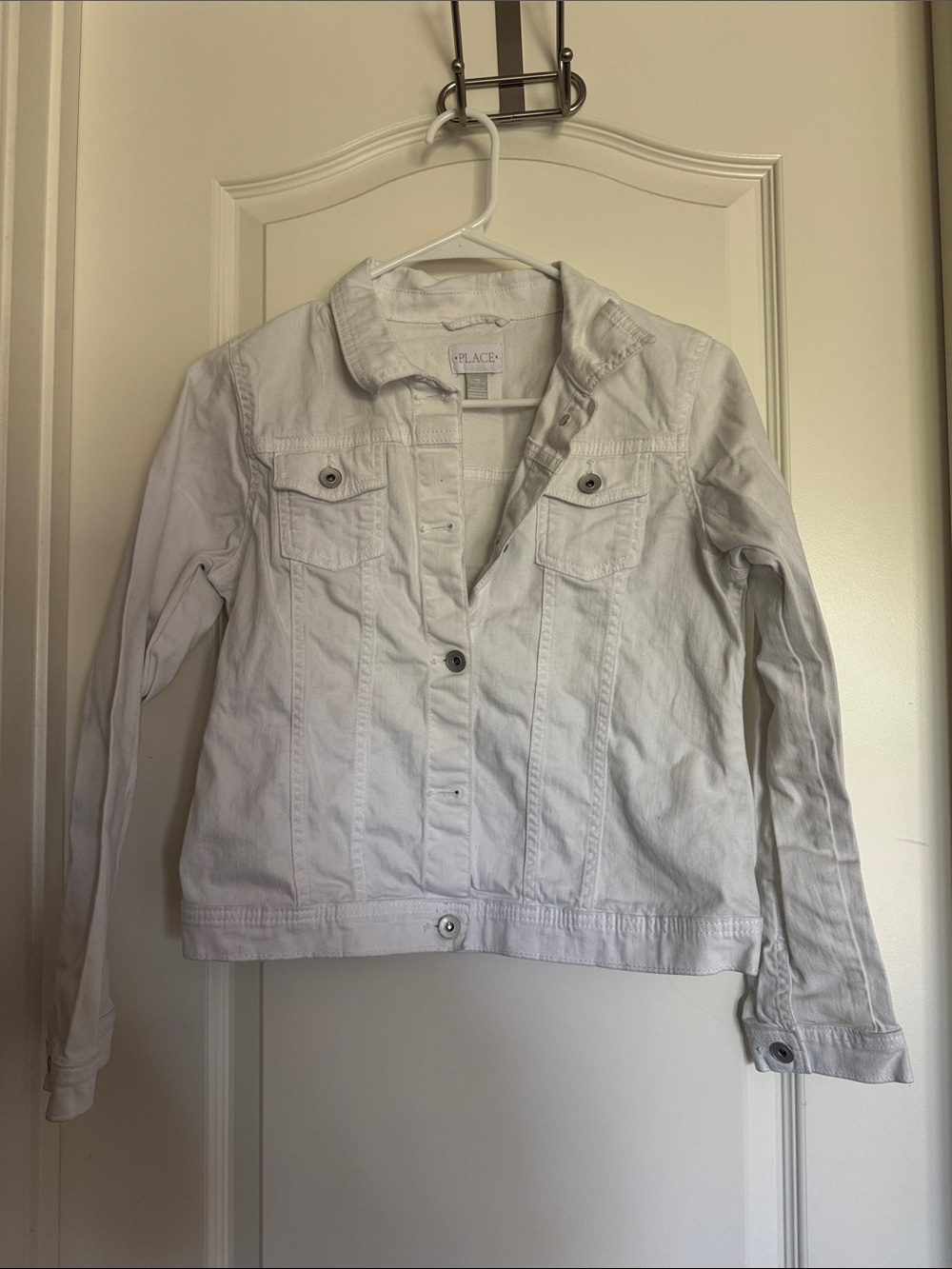 The Children's Place White Denim Jean Jacket / D36